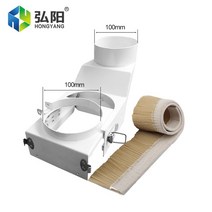 이동식 산업용 집진기 먼지 흡입기 목공 소형 사이클론 목공 CNC 집진기 롤러 70mm-125mm 스핀들 모터 조각, 06 100mm