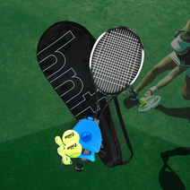 [1인스쿼시] 헬스앤프렌즈 혼자 치는 실내 테니스 리턴볼 셀프 스쿼시 나 홀로 테니스 연습기 커플운동, 커플 테니스 세트