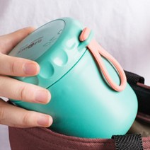 아기이유식통 원형 보온죽통 유치원 보관용기, 상품선택, 핑크