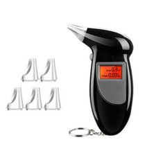 알콜 도수 측정기 음주 최신 숨을 알코올 테스터 전문 음주 측정기 LCD 화면 디지털 탐지기 USB 충전기에, 한개옵션0