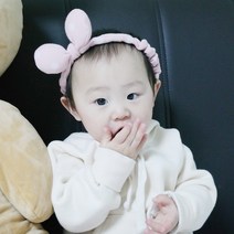 아기헤어밴드 통통리본 남녀공용밴드