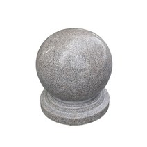 석재볼라드 화강암 바리케이트 돌 공 인도 충돌방지, 스톤 볼 높이 50