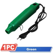 히트건 열풍기 납땜 수리 부품 탈착 220v 뜨거운 공기 건타입 diy 온도 송풍기 열, 초록