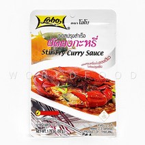 태국소스 로보 게커리 볶음소스 50g 푸팟퐁커리 뿌팟퐁커리 stir fry curry sauce, 1개