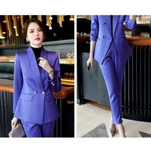 여성 투피스 정장 아나운서룩 사회자 의상 카라 포인트