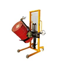 드럼 리프트 이동식 오일통 유압 젓갈 리프트 하역, A 철/플라스틱통 리프트카 (터닝 x)