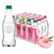 씨그램 피치 라벨 프리 무라벨 450ml x 40개 대용량 탄산수