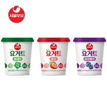 서울우유 요거트 3종 맛선택 플레인 딸기 블루베리 380g x 6개