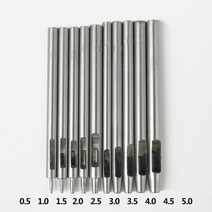 가죽 공예 펀칭기 원단 크리져 피할기 프레스 10종