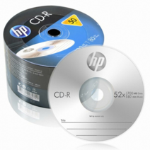 HP CD-R 700MB 공CD, [CD-R] 700MB 52X 케익 100P, 1
