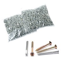 목공 목재용 4mm 접시머리 피스 나사 봉지단위, 4x14(mm) 2000ea