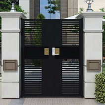 단독주택현관문 전원주택 알루미늄 대문 출입문 합금, 메인사진은 더블이에요, 1개
