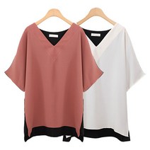 스웰 여성용 빅사이즈 막스 블라우스 BA2497