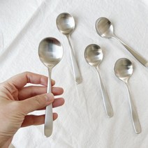[안젤라스] 무광 스텐 18-10 빙수스푼 화채스푼 1p (시리얼 요거트 수프 업소용 레스토랑 빙수전문점)
