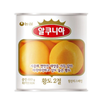 알쿠니아 황도 통조림 세트, 850g, 6개입