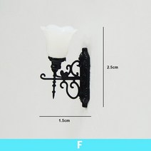 아기자기한 소품 로코코 앤티크 욕실 화장대 미니어처 장난감 미니어쳐 1pc 인형 집 크리스마스 공원 가로등 인형 가로등 장식 인형 집 레트로 미니 정원 풍경 장식, 인형의 집 램프