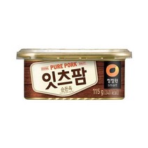 청정원 맛있는밑반찬 잇츠팜 통조림 햄 순돈육 추천 115g 자취 캠핑음식 간단한요리 간편식, 38개