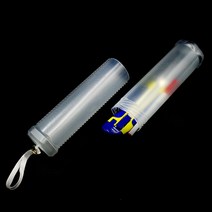 반투명필통 필기도구함 원형 긴원통 학용품 학생