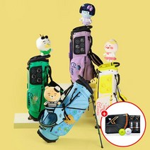 카카오프렌즈 골프 럭키 9인치 스탠드백골프공 제공, 럭키 스탠드백 리틀튜브, 사은품FM