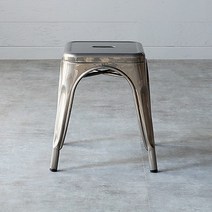 마켓비 390 빈티지스툴 1025F, 건메탈, 1개