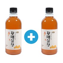 1+1 핫 황매실청 오미자청 배도라지청 생강청 국내산 3년숙성 다용도 원액, 01. 1+1 황매실청