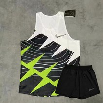 마라톤싱글렛 러닝 기능성 달리기 통기성 민소매 육상, L, 09.풀 후크 싱글 후크 헤링본 블루 조끼