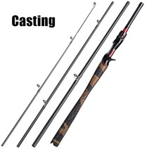 sougayilang 1.98m 스피닝 캐스팅 낚싯대 여행용 초경량 탄소 섬유 민물 낚시 pesca, 하얀, 01 casting rod_02 2.1m