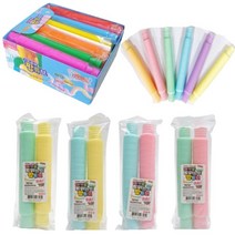 6개 자바라 호수 파이프 호스 장난감 파스텔 팝튜브 팝잇 튜브팝, 팝튜브 대형 6개