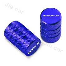 오토바이 부품 스즈키 GSX-S750 GSX-S1000 GSXS 750 1000 250 150 CNC 타이어 밸브 휠 에어 스템 커버 캡, 05 Blue