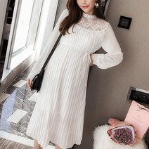 씨엔티 레이스 임산부 원피스 BC183