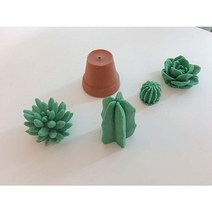 다육이 화분 4종 캔들몰드, B