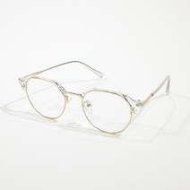 하금테안경 반뿔테 남자 여자 패션 안경테