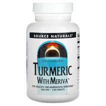 Source Naturals Meriva 함유 강황 500mg 120정, 30 개
