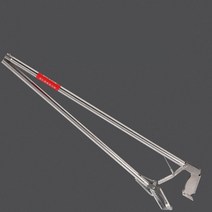 SAIVEINA 다용도 휴대용 스테인리스 접이형 강력한 톱니 해루질장비 만능악어집게 75cm, 실버