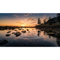 Yangzhou 3D일출 일몰 십자수보석 십자수 재물운 집들이 선물 DIY세트 집순이 집돌이 취미 태교십자수 20001180645349, 40x60