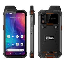 핸드폰 싸게 사는 법 uniwa w888 워키토키 ptt 4g 스마트폰 ip68 방수 4gb 64gb mobile phone andriod 11 6 3 inch 5000mah, 기준, 주황색