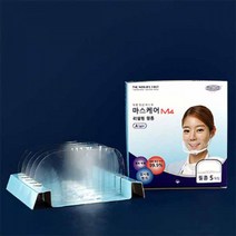 마스케어 M4 리필필름 5개입 위생 투명마스크 시식, 단품, 상세페이지 참조