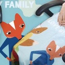 CCU950636무릎담요 / 항공 주문제작 차량용 여우 극세사 극세사 포토 그라다 학생 무릎담요 기내