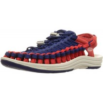 [킨]샌들 UNEEK FLAT(옛 모델)신사 BLUE DEPTHS/FIREY RED 24.5 cm D