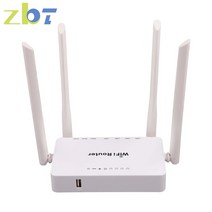 iptime wifi 유무선 인터넷 공유기 4개의 외부 안테나가 있는 usb 4g 모뎀용 zbt 무선 wifi 라우터 300mbps 4-lan usb2.0 omni ii 액세스, 나는 플러그, 9v 0.6a