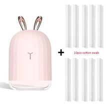 가습기 침실 사무실 물멍 불멍 무중력 대용량 초음파 안방, Pink and 10 filters_CHINA