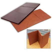 국산 3단 접이식 레자 매트리스 원룸 고시원 병원 찜질방 펜션 사우나 수면 매트 간이 등받이 쇼파, 3단노멀브라운싱글, 3단노멀브라운싱글