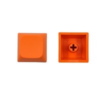도자기 보따리 애플 GMK KEY XDA KeycapS 기계식 키보드 PBT 1U 1X 볼 프린트 블랭크 맞춤형 게이머 혼합 컬러 키 캡 Mx 스위치 높이, 8개, 주황색