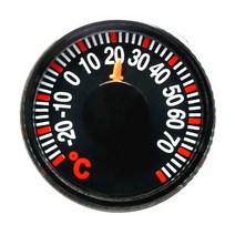미니 라운드 직경 27mm 플라스틱 포인터도 섭씨 온도계, 01 1
