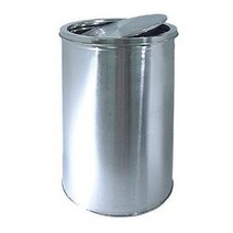 스텐 쓰레기통 공원 실외 대형 재털이 휴지통 55L, 옵션:55L, 단품