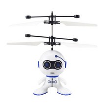 소형 드론 유도 손 꿀벌 UFO 장난감 선물 RC 헬리콥터 쿼드 콥터 요정 비행 공, Space Robot