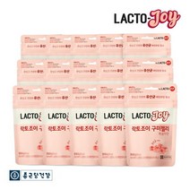 종근당건강 락토조이 유산균 구미 젤리 복숭아맛 15봉