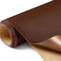 가죽스티커 수선패치 50x135 cm 가죽 수리 테이프 패치 접착제 소파 자동차 좌석 핸드백 재킷 응급 처치, 06 brown