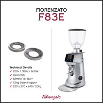 [Fiorenzato] 피오렌자또 F83E 커피 그라인더