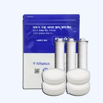 대림바스 디클린 샤워기 호환필터 3개 [이온폴리스], 3. 샤워기 헤드 염소녹물 필터 4개